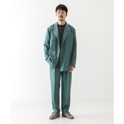 アーバンリサーチ URBAN RESEARCH WASHABLEウールダブルジャケット （GREEN）｜詳細画像