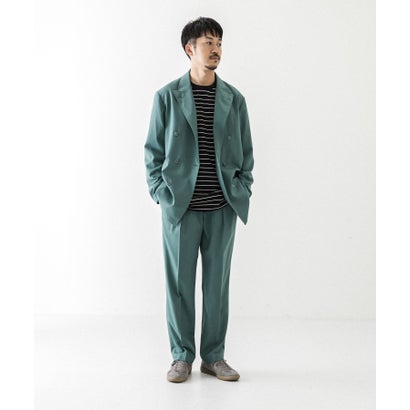 アーバンリサーチ URBAN RESEARCH WASHABLEウールダブルジャケット （GREEN）｜詳細画像