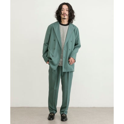 アーバンリサーチ URBAN RESEARCH WASHABLEウールダブルジャケット （GREEN）｜詳細画像
