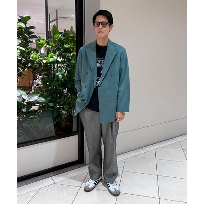 アーバンリサーチ URBAN RESEARCH WASHABLEウールダブルジャケット （GREEN）｜詳細画像
