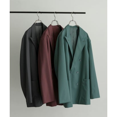 アーバンリサーチ URBAN RESEARCH WASHABLEウールダブルジャケット （GREEN）｜詳細画像
