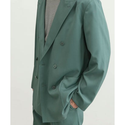 アーバンリサーチ URBAN RESEARCH WASHABLEウールダブルジャケット （GREEN）｜詳細画像