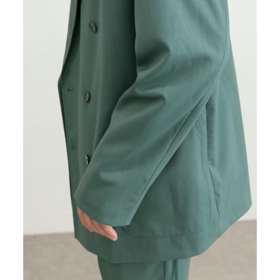 アーバンリサーチ URBAN RESEARCH WASHABLEウールダブルジャケット （GREEN）｜詳細画像