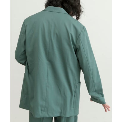 アーバンリサーチ URBAN RESEARCH WASHABLEウールダブルジャケット （GREEN）｜詳細画像