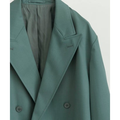 アーバンリサーチ URBAN RESEARCH WASHABLEウールダブルジャケット （GREEN）｜詳細画像