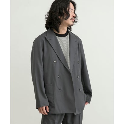 アーバンリサーチ URBAN RESEARCH WASHABLEウールダブルジャケット （GREEN）｜詳細画像