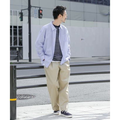 アーバンリサーチ URBAN RESEARCH ALBINI LINEN OVER SHIRTS （PINK）｜詳細画像