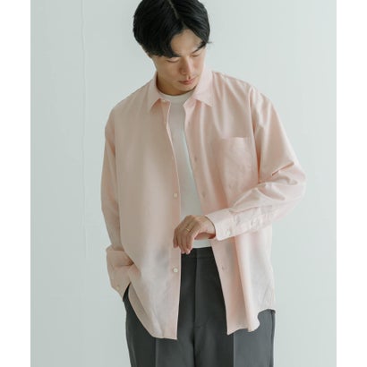 アーバンリサーチ URBAN RESEARCH ALBINI LINEN OVER SHIRTS （PINK）｜詳細画像
