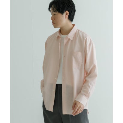 アーバンリサーチ URBAN RESEARCH ALBINI LINEN OVER SHIRTS （PINK）｜詳細画像