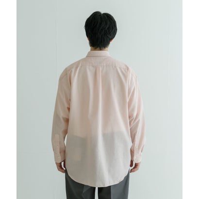 アーバンリサーチ URBAN RESEARCH ALBINI LINEN OVER SHIRTS （PINK）｜詳細画像
