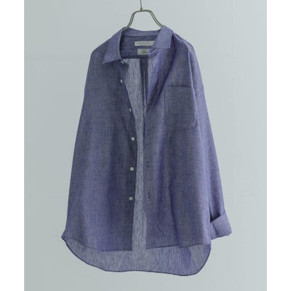 アーバンリサーチ URBAN RESEARCH ALBINI LINEN OVER SHIRTS （PINK）｜詳細画像