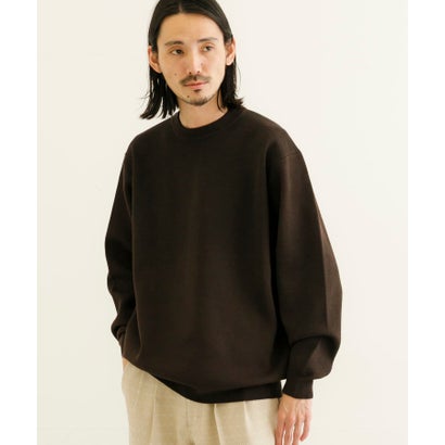 アーバンリサーチ URBAN RESEARCH ウール混ミラノリブクルーネックニット （GREEN）｜詳細画像