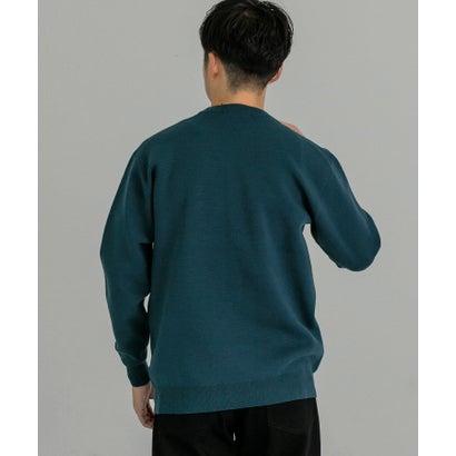 アーバンリサーチ URBAN RESEARCH ウール混ミラノリブクルーネックニット （GREEN）｜詳細画像