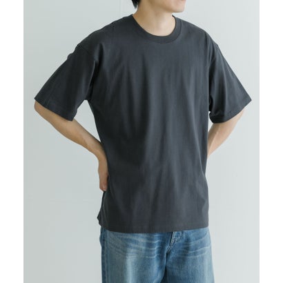 アーバンリサーチ URBAN RESEARCH 汗染み防止加工クルーネックTシャツ （BLUE GRAY）｜詳細画像