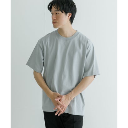 アーバンリサーチ URBAN RESEARCH 汗染み防止加工クルーネックTシャツ （BLUE GRAY）｜詳細画像