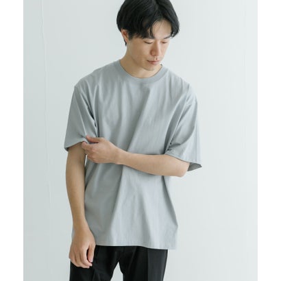 アーバンリサーチ URBAN RESEARCH 汗染み防止加工クルーネックTシャツ （BLUE GRAY）｜詳細画像