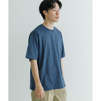 アーバンリサーチ URBAN RESEARCH 汗染み防止加工クルーネックTシャツ （BLUE GRAY）｜詳細画像