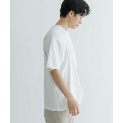 アーバンリサーチ URBAN RESEARCH 汗染み防止加工クルーネックTシャツ （BLUE GRAY）｜詳細画像