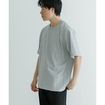 アーバンリサーチ URBAN RESEARCH 汗染み防止加工クルーネックTシャツ （BLUE GRAY）｜詳細画像