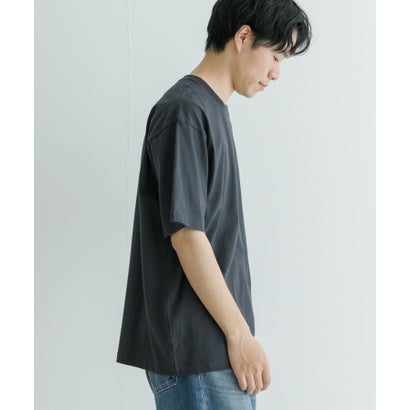 アーバンリサーチ URBAN RESEARCH 汗染み防止加工クルーネックTシャツ （BLUE GRAY）｜詳細画像