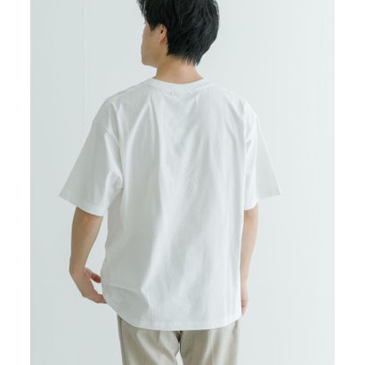 アーバンリサーチ URBAN RESEARCH 汗染み防止加工クルーネックTシャツ （BLUE GRAY）｜詳細画像