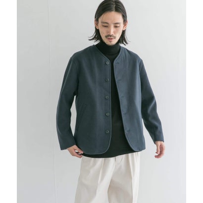 アーバンリサーチ URBAN RESEARCH 『UR TECH』起毛ノーカラーブルゾン （SMOKE BRN）｜詳細画像