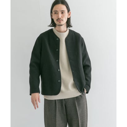 アーバンリサーチ URBAN RESEARCH 『UR TECH』起毛ノーカラーブルゾン （SMOKE BRN）｜詳細画像