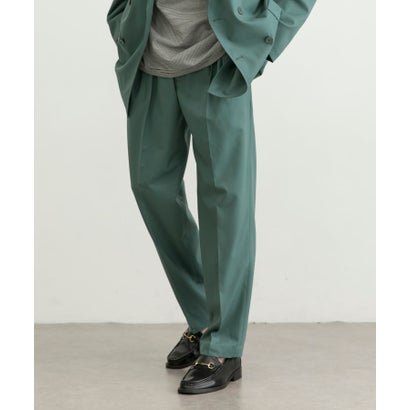 アーバンリサーチ URBAN RESEARCH WASHABLEウールイージートラウザー （GREEN）｜詳細画像