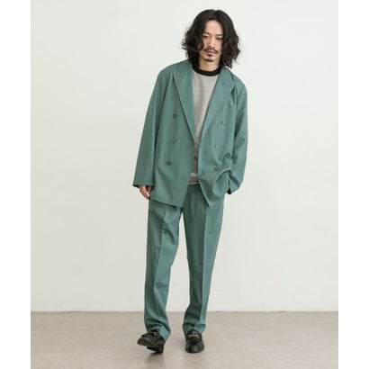 アーバンリサーチ URBAN RESEARCH WASHABLEウールイージートラウザー （GREEN）｜詳細画像