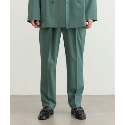 アーバンリサーチ URBAN RESEARCH WASHABLEウールイージートラウザー （GREEN）｜詳細画像