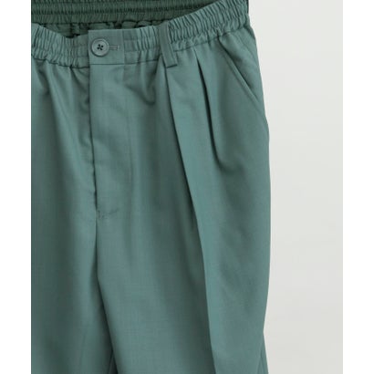 アーバンリサーチ URBAN RESEARCH WASHABLEウールイージートラウザー （GREEN）｜詳細画像