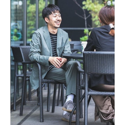 アーバンリサーチ URBAN RESEARCH SOLOTEX ウォッシャブルウールトラウザー （BLUE GREEN）｜詳細画像