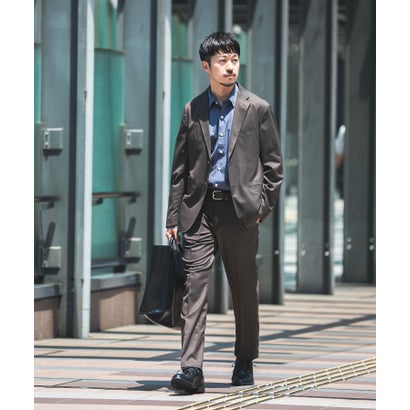 アーバンリサーチ URBAN RESEARCH SOLOTEX ウォッシャブルウールトラウザー （BLUE GREEN）｜詳細画像