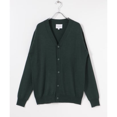 アーバンリサーチ URBAN RESEARCH WASHABLEウール ニットカーディガン （KHAKI）｜詳細画像