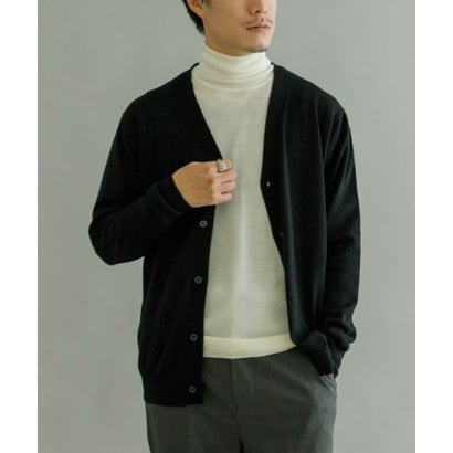 アーバンリサーチ URBAN RESEARCH WASHABLEウール ニットカーディガン （KHAKI）｜詳細画像