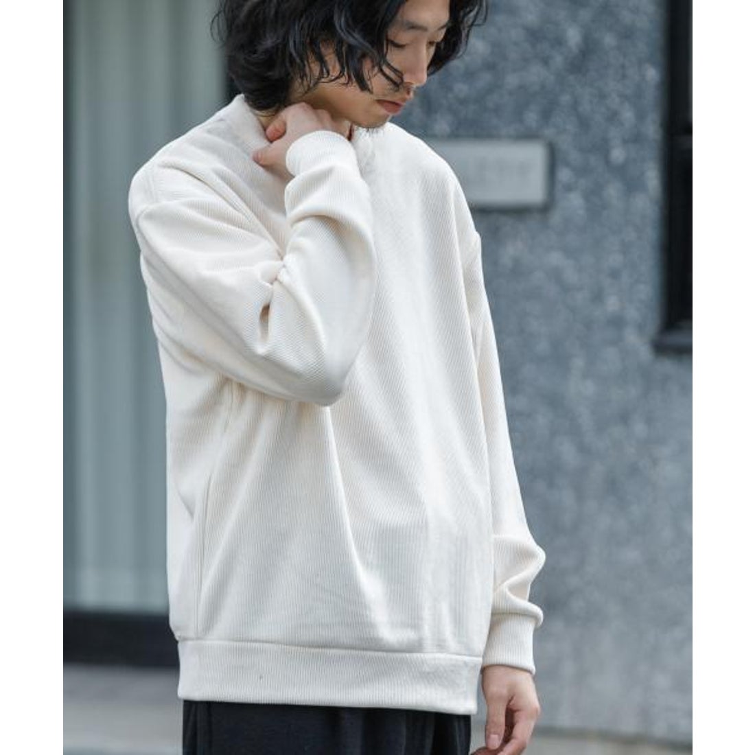 アーバンリサーチ URBAN RESEARCH 【予約】ニットコーデュロイクルー