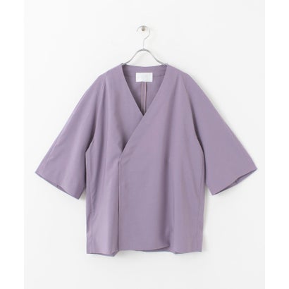 【セットアップ対応商品】URBAN RESEARCH iD LINEN LIKE SAMUE JACKET （LAVENDER）｜詳細画像