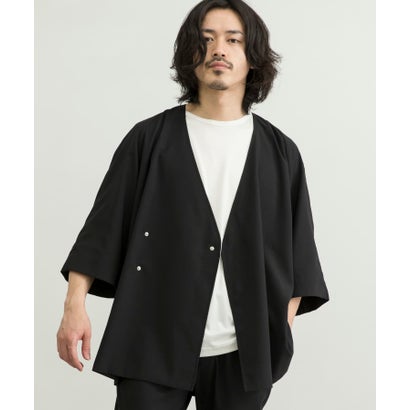 【セットアップ対応商品】URBAN RESEARCH iD LINEN LIKE SAMUE JACKET （LAVENDER）｜詳細画像