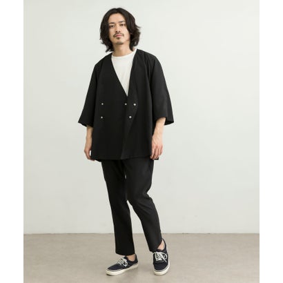 【セットアップ対応商品】URBAN RESEARCH iD LINEN LIKE SAMUE JACKET （LAVENDER）｜詳細画像