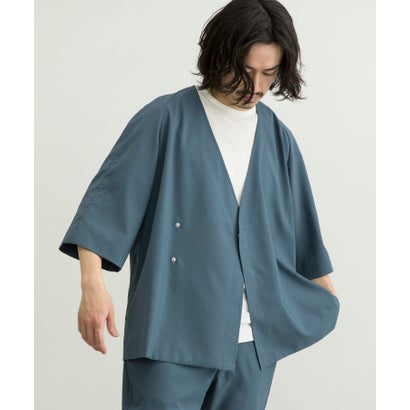 【セットアップ対応商品】URBAN RESEARCH iD LINEN LIKE SAMUE JACKET （LAVENDER）｜詳細画像