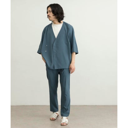 【セットアップ対応商品】URBAN RESEARCH iD LINEN LIKE SAMUE JACKET （LAVENDER）｜詳細画像