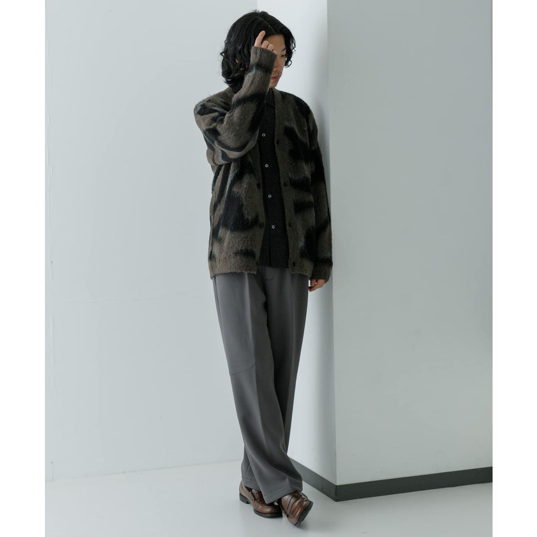 アーバンリサーチ URBAN RESEARCH URBAN RESEARCH iD パターン起毛 