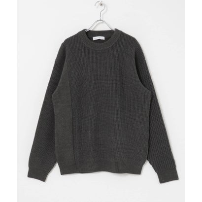 アーバンリサーチ URBAN RESEARCH クレイジーパターンニット （NAVY）｜詳細画像