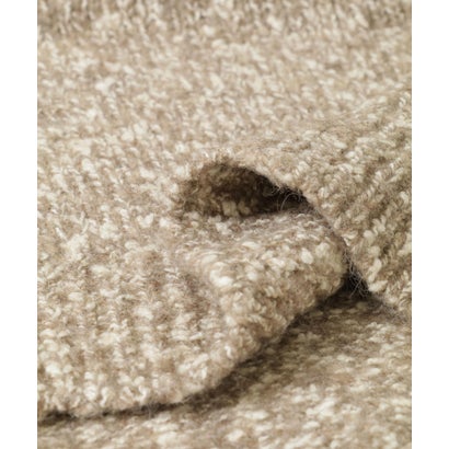 アーバンリサーチ URBAN RESEARCH MIX SLUB PLAIN STITCH CREW-NECK （ベージュ系その他）｜詳細画像