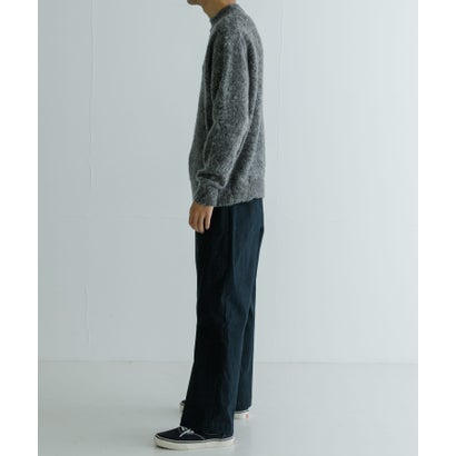 アーバンリサーチ URBAN RESEARCH new basic MOULINE SHAGGY KNIT （チャコールグレー）｜詳細画像
