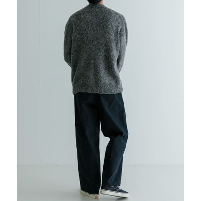 アーバンリサーチ URBAN RESEARCH new basic MOULINE SHAGGY KNIT （チャコールグレー）｜詳細画像