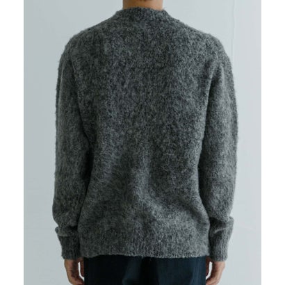 アーバンリサーチ URBAN RESEARCH new basic MOULINE SHAGGY KNIT （チャコールグレー）｜詳細画像