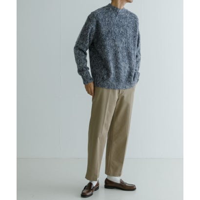 アーバンリサーチ URBAN RESEARCH new basic MOULINE SHAGGY KNIT （チャコールグレー）｜詳細画像