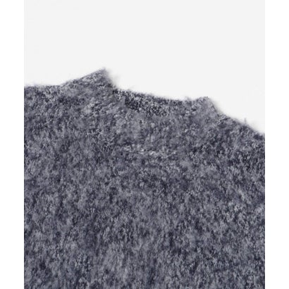 アーバンリサーチ URBAN RESEARCH new basic MOULINE SHAGGY KNIT （チャコールグレー）｜詳細画像
