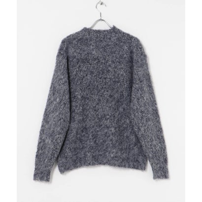 アーバンリサーチ URBAN RESEARCH new basic MOULINE SHAGGY KNIT （チャコールグレー）｜詳細画像